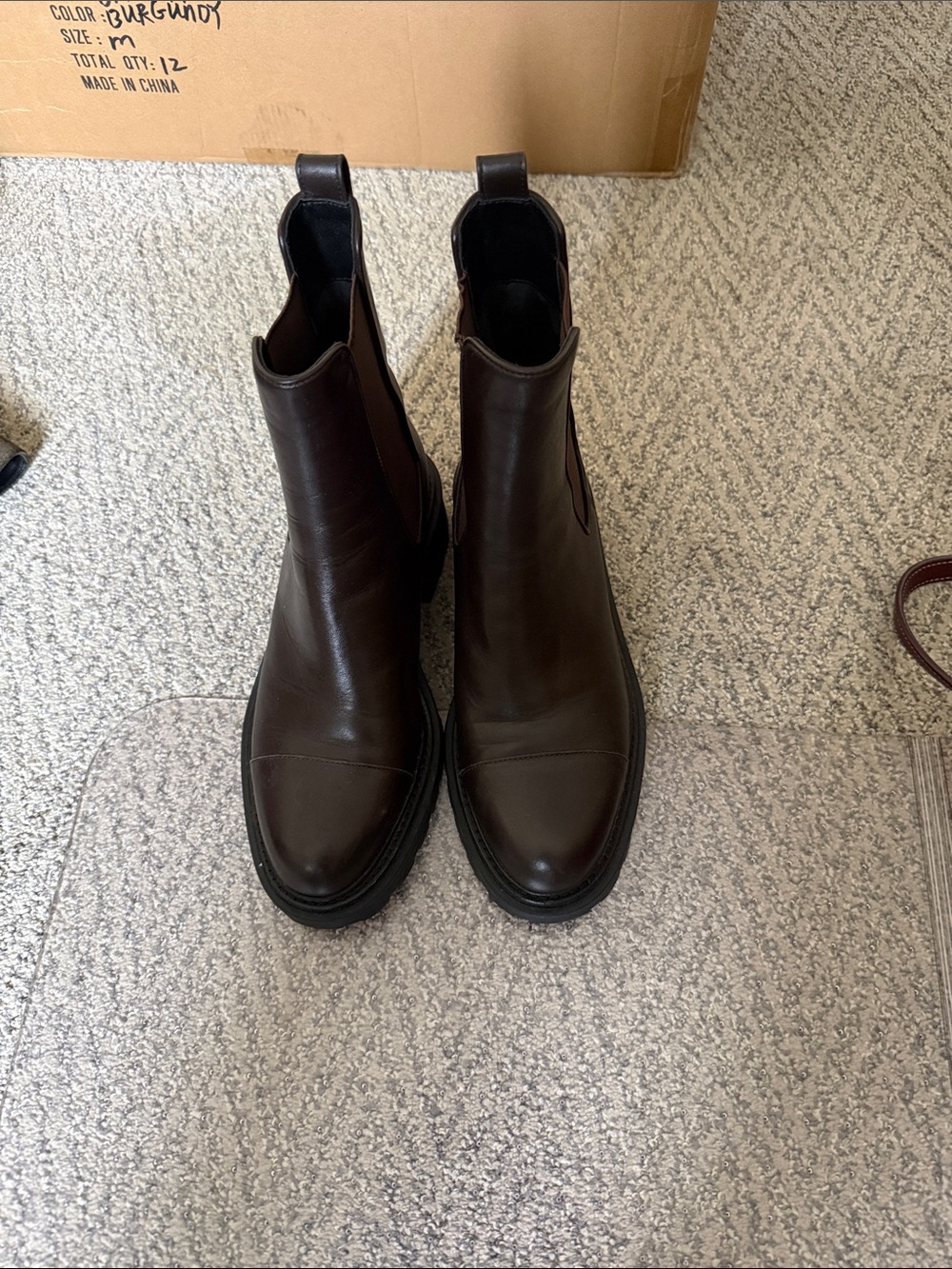 Veronica Beard Brown Leather Chukka Boots